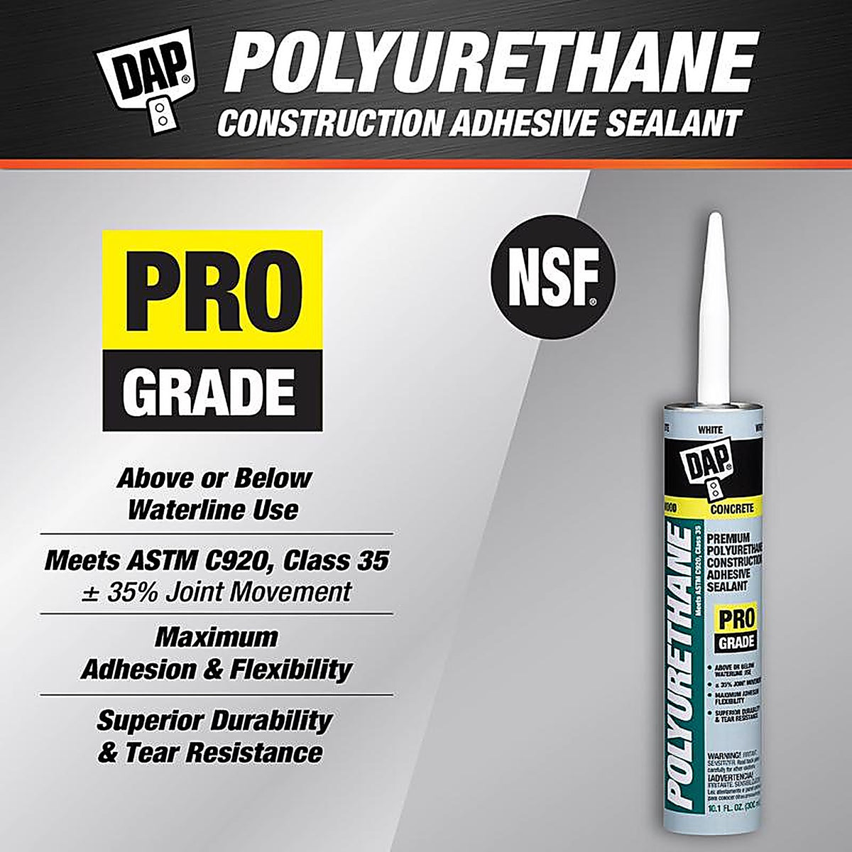 DAP - 7079818810 - Super Strength Polyurethane Sealant 10.1 oz