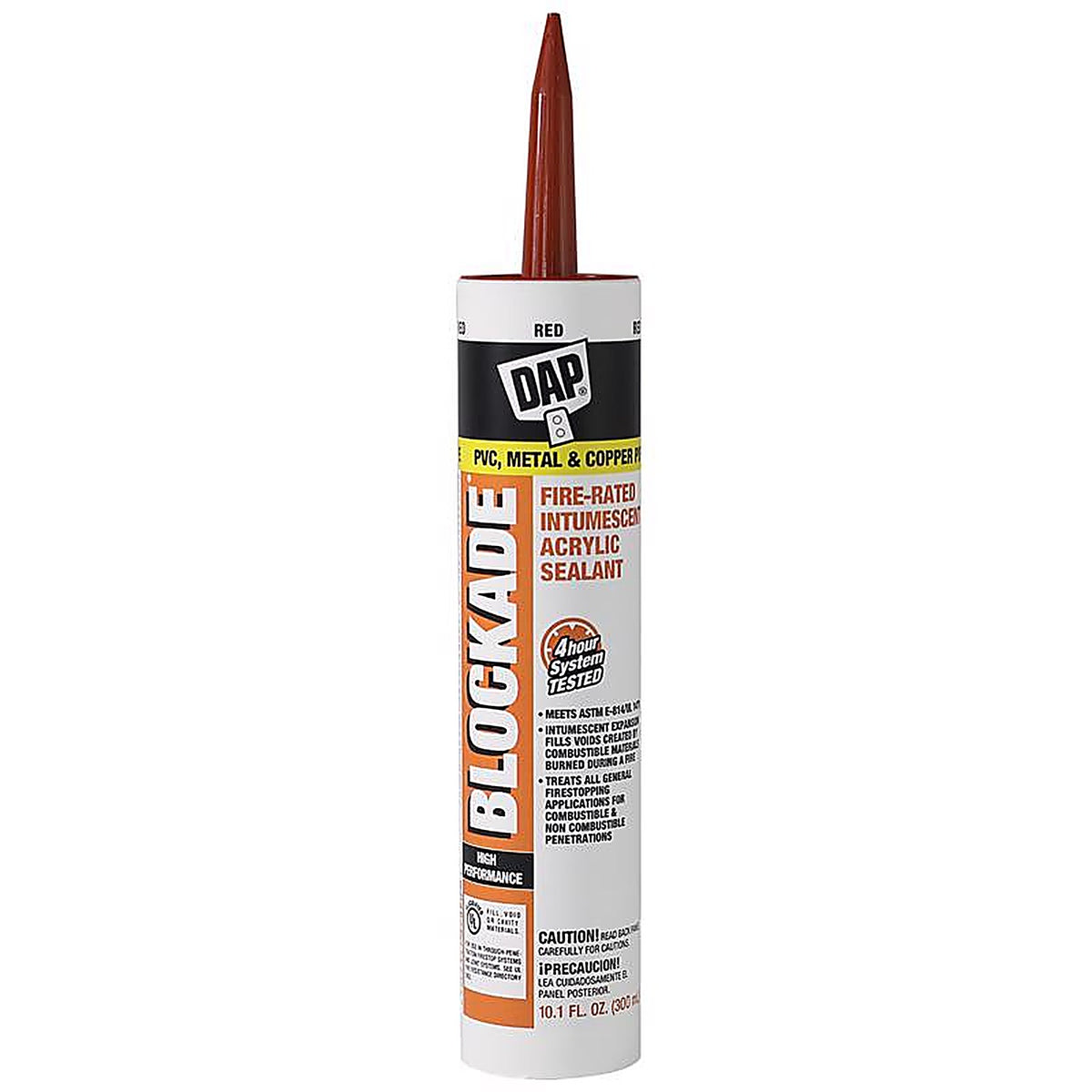 DAP - 7079818858 - Blockade Red Acrylic Fire Stop Sealant 10.1 oz