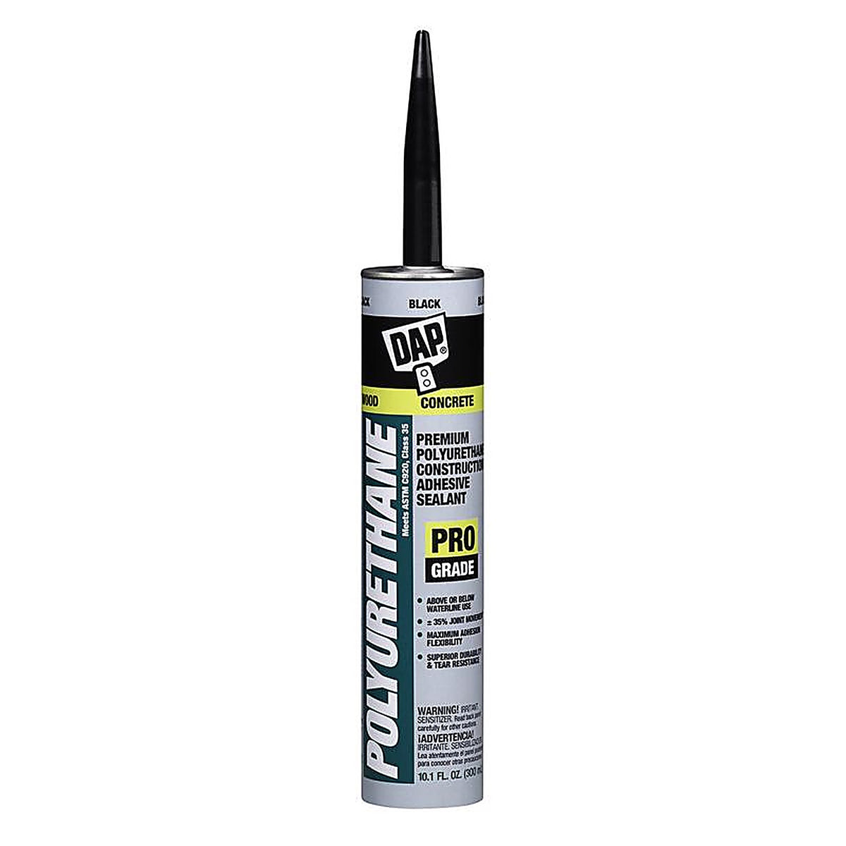 DAP - 7079818816 - Pro Grade Polyurethane Construction Adhesive Sealant 10.1 oz