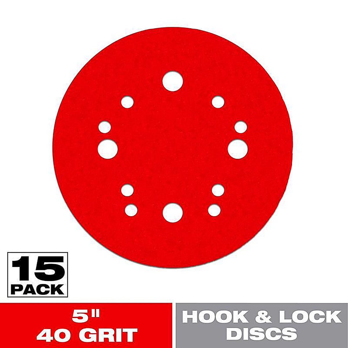 Diablo - DCD050040H15G - 5 in. Ceramic Blend Hook and Lock Sanding Disc 40 Grit Ultra Coarse 15 pk