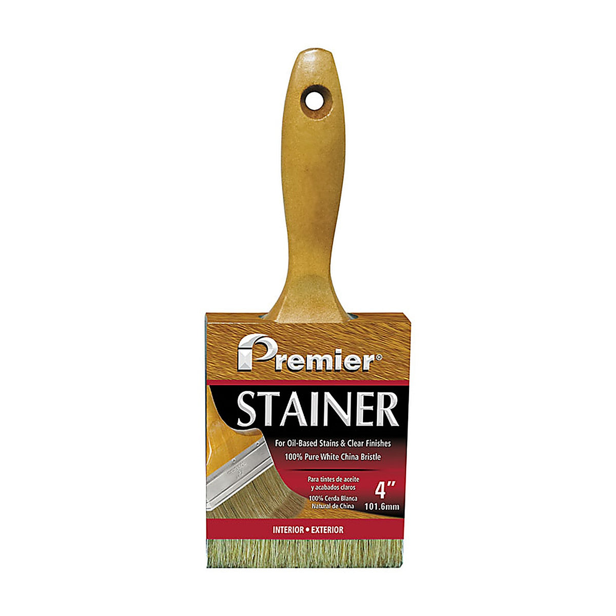 Premier - B500-40 - Stainer 4 in. Flat Stain Brush