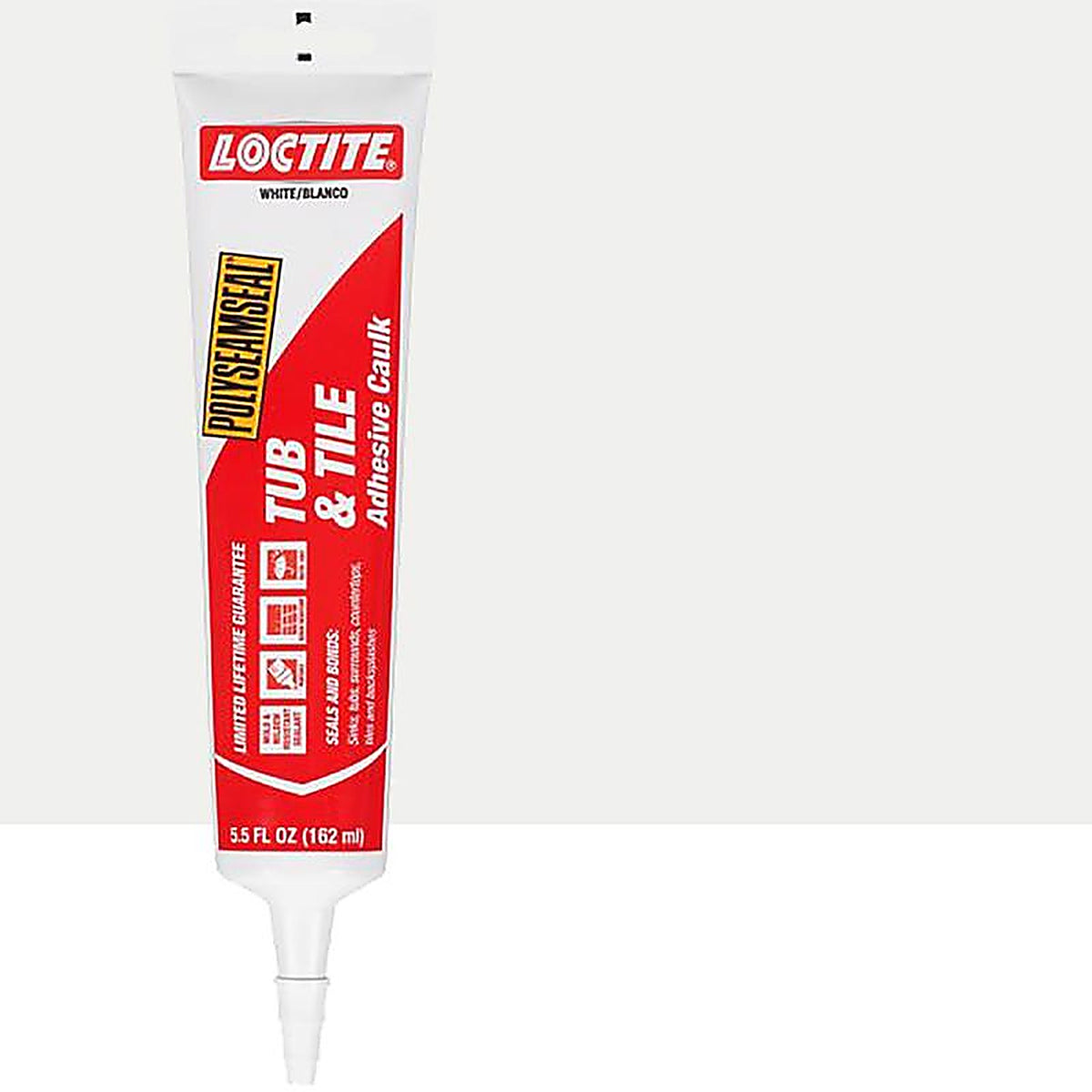 Loctite - 2138420 - Polyseamseal White Acrylic Latex Kitchen and Bath Adhesive Caulk 5.5 oz