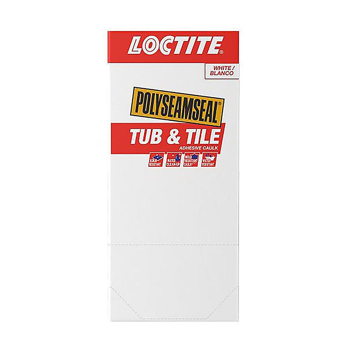 Loctite - 2138420 - Polyseamseal White Acrylic Latex Kitchen and Bath Adhesive Caulk 5.5 oz