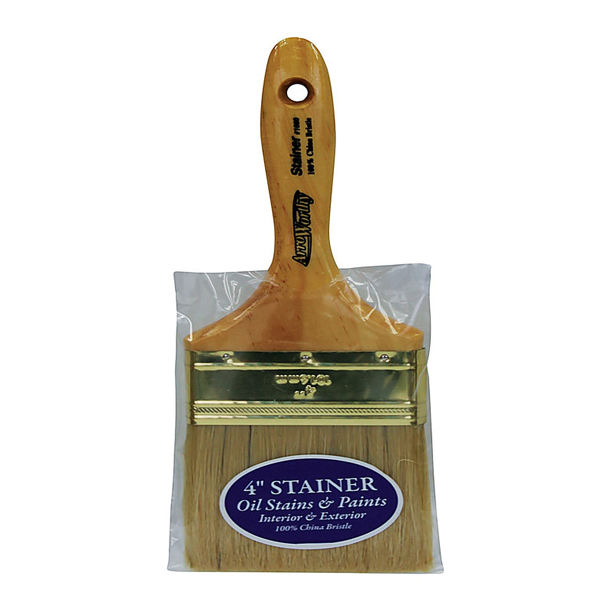 ArroWorthy - 1080 - Stainer 4 in. Chiseled Stain Brush