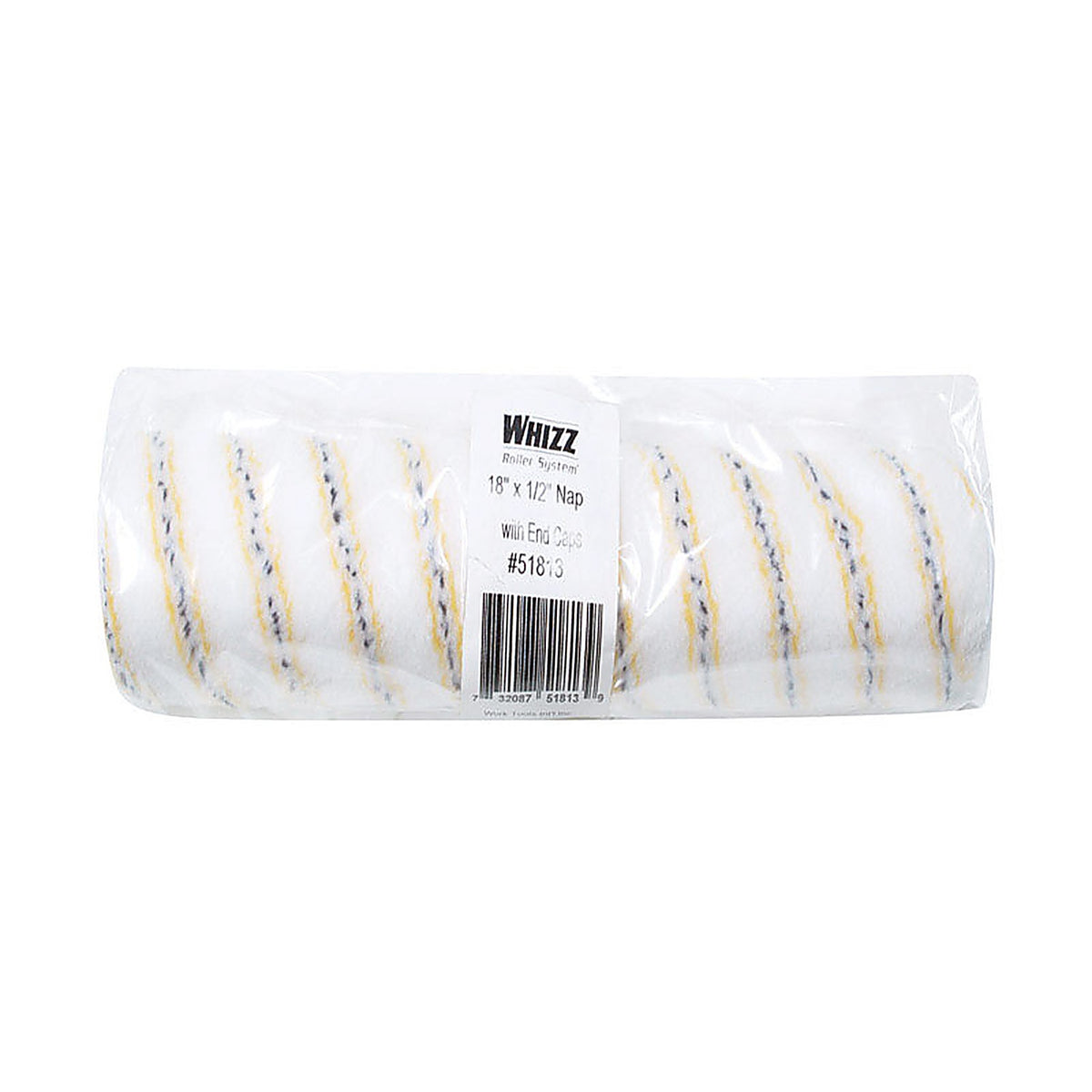 Whizz - 51813 - Microfiber 18 in. W X 1/2 in. Cage Paint Roller Cover 1 pk