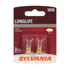 Sylvania - 1816LLBP2 - 1816 Long Life Mini Bulb, 2 Pack