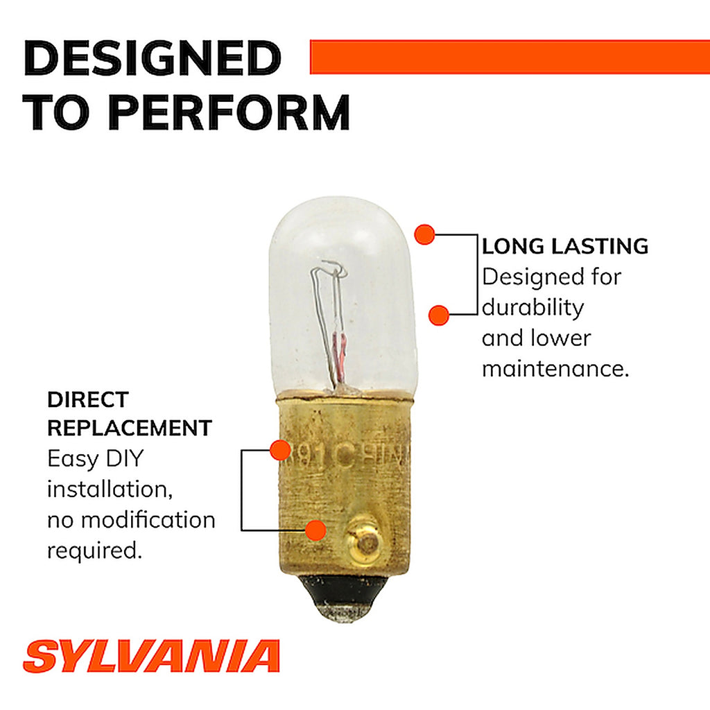 Sylvania - 1816LLBP2 - 1816 Long Life Mini Bulb, 2 Pack