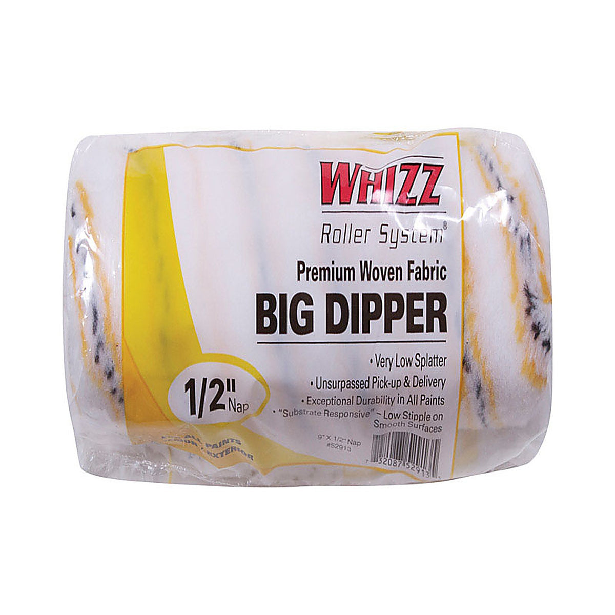 Whizz - 52913 - Woven Fabric 9 in. W X 1/2 in. Cage Paint Roller Cover 1 pk