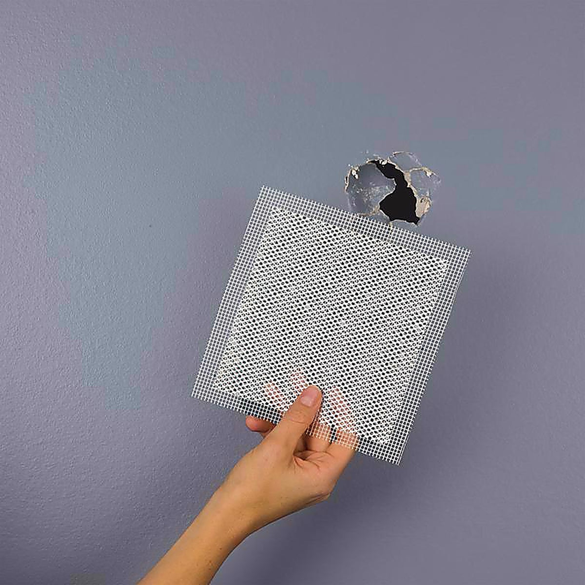 Saint-Gobain - FDW6714-U - FibaTape 8 in. L X 8 in. W Fiberglass Mesh White Self Adhesive Wall Repair Patch