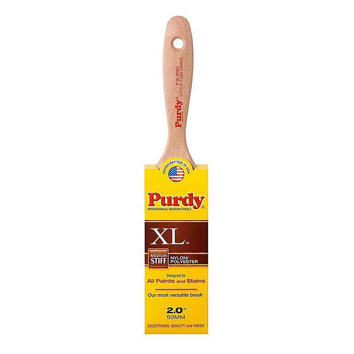 Purdy - 144380320 - XL Sprig 2 in. Medium Stiff Flat Trim Paint Brush