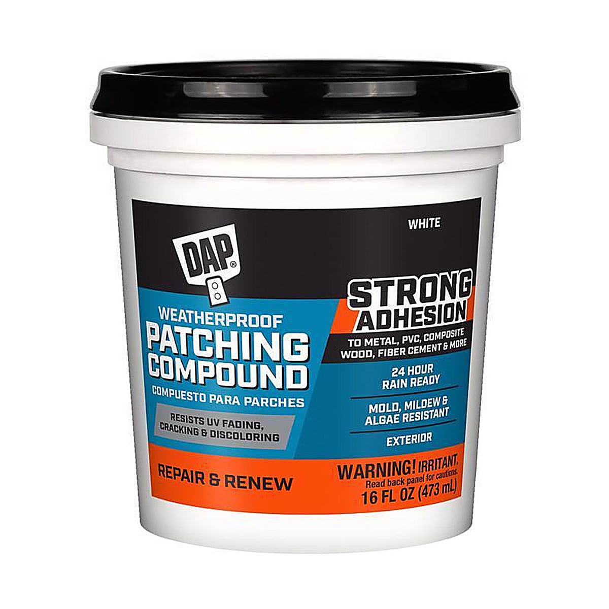 DAP - 7079818741 - Platinum Patch Ready to Use White Exterior Filler 16 oz