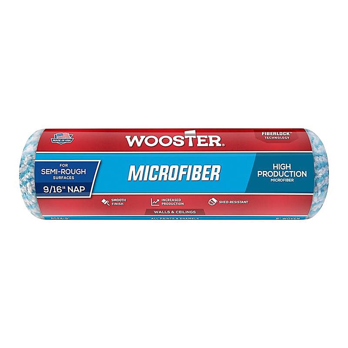 Wooster - R524-9 - Microfiber 9 in. W x 9/16 in. Paint Roller Cover - 1/Pack