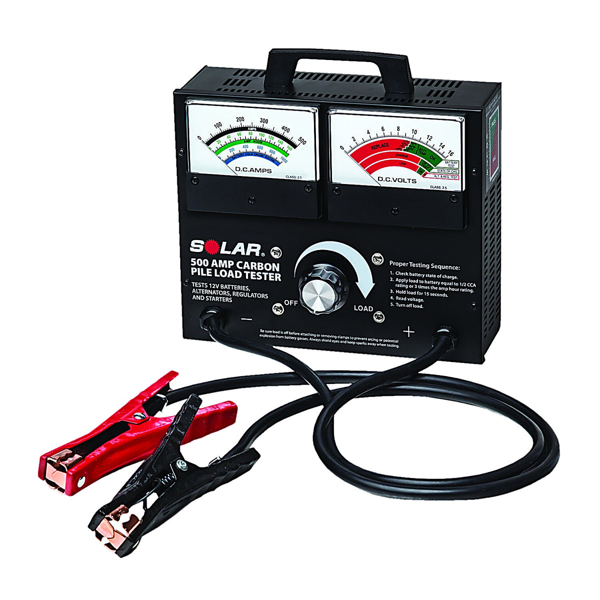 Solar - 1874 - 500 Amp Variable Load Carbon Pile Tester