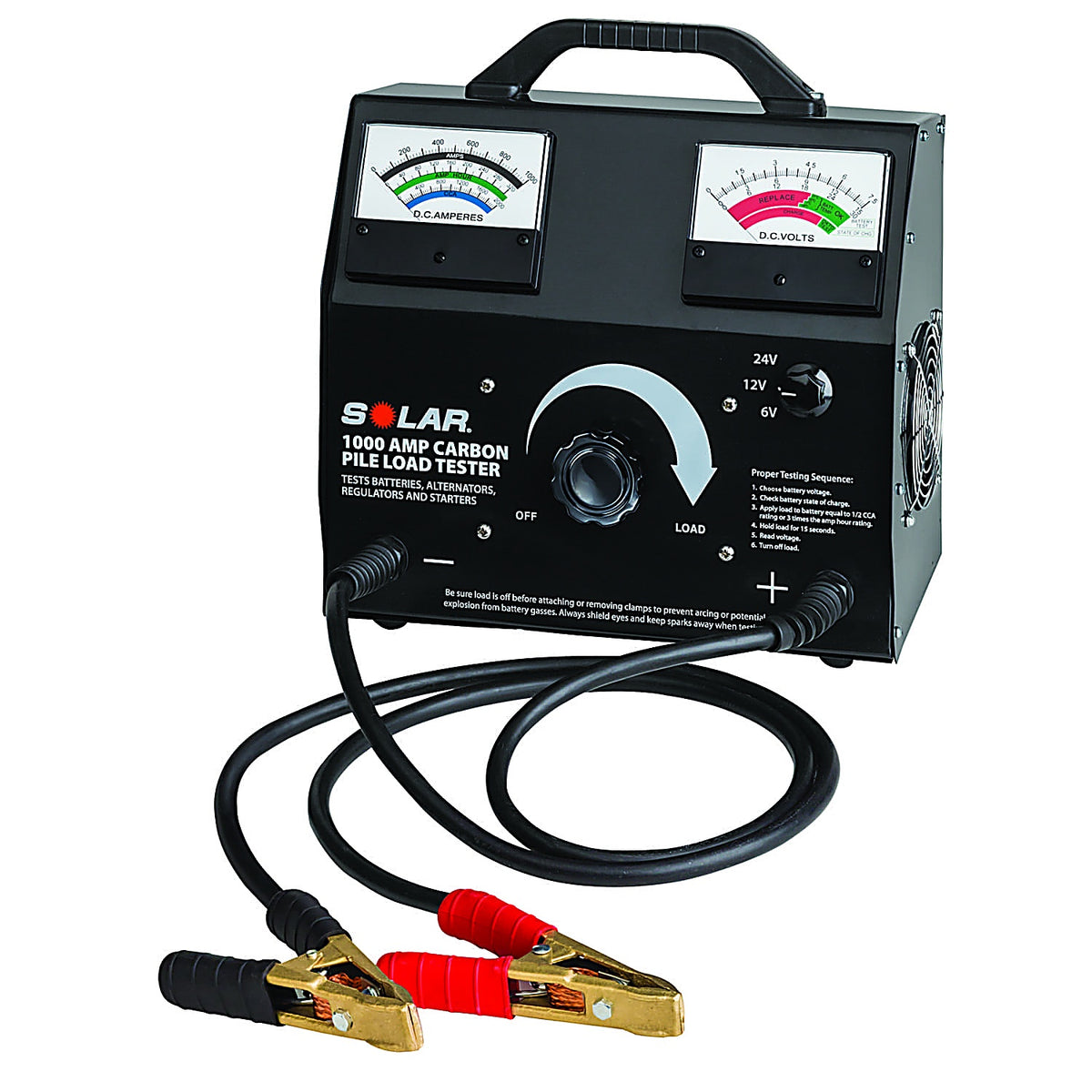 Solar - 1876 - 1000 Amp Variable Load Carbon Pile Tester