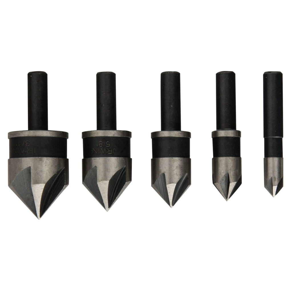 IRWIN - 1877791 - 5 Pc. Metal Countersink Set