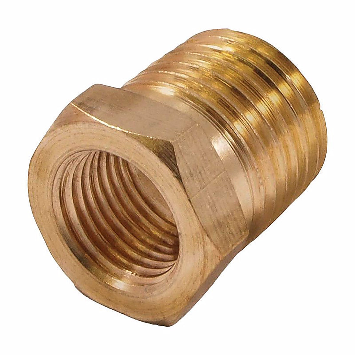 Forney - 75534 - Brass Bushing 1/8 in. Female 1 X 1/4 in. 2 Male 1 pc