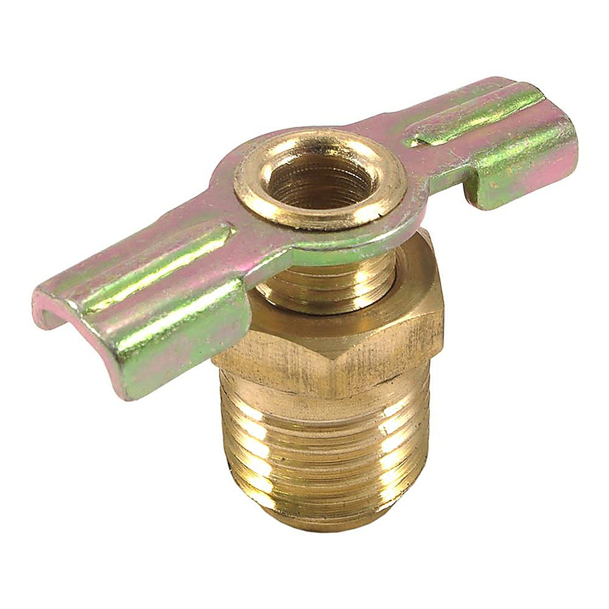 Forney - 75367 - Brass Drain Cock 1/4 in. Male 1 1 pc