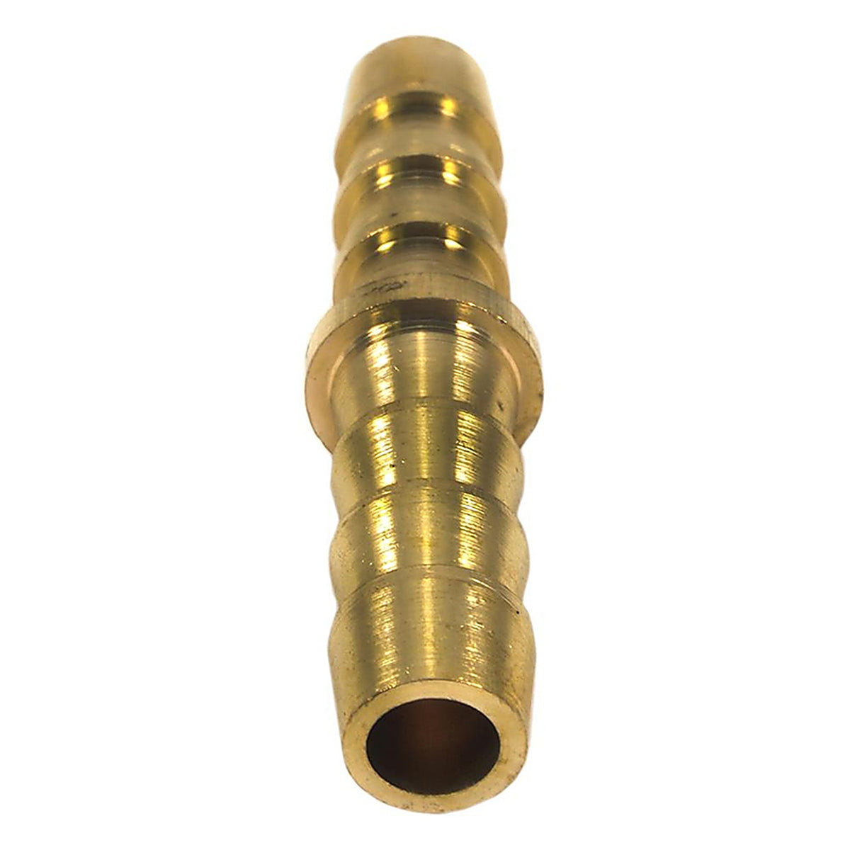 Forney - 75361 - Brass Dual Barbed Hose Splicer 1/4 in. Hose Barb 1 X 1/4 in. 2 Hose Barb 1 pc