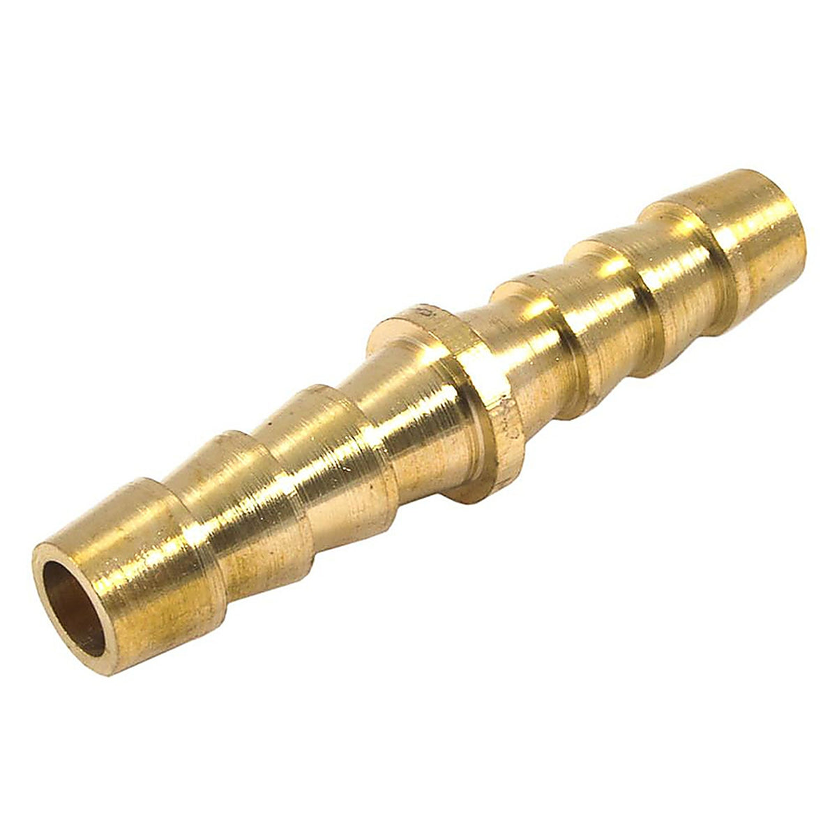 Forney - 75361 - Brass Dual Barbed Hose Splicer 1/4 in. Hose Barb 1 X 1/4 in. 2 Hose Barb 1 pc