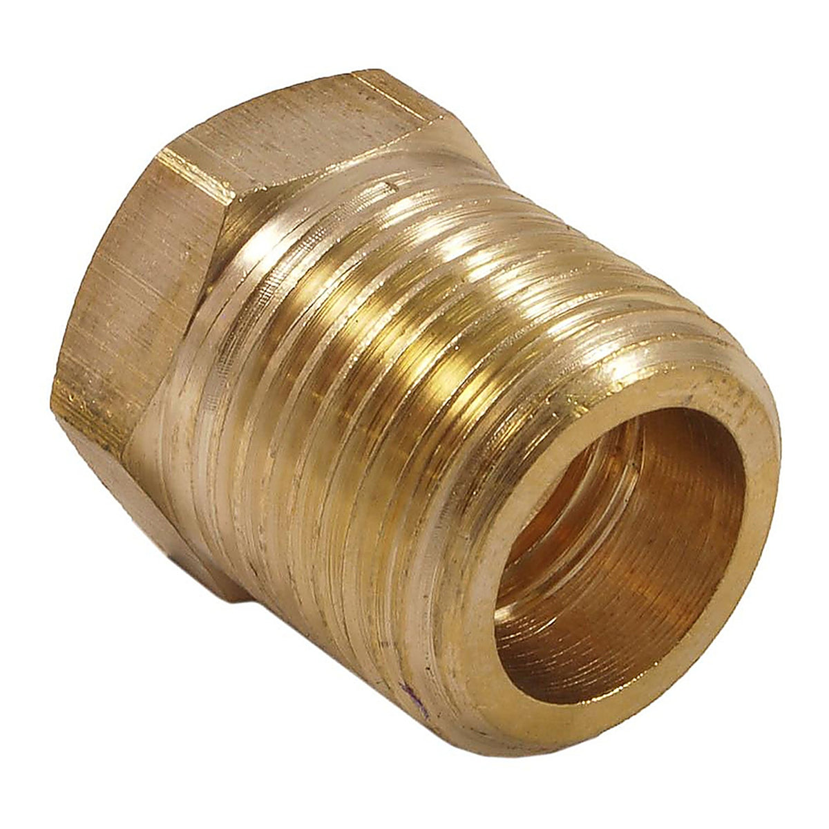 Forney - 75535 - Brass Bushing 1/4 in. Female 1 X 3/8 in. 2 Male 1 pc