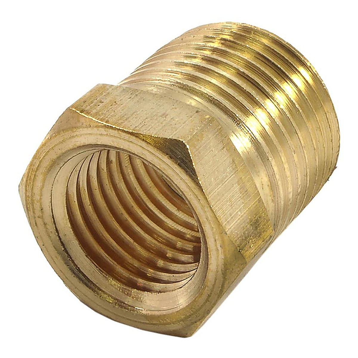 Forney - 75535 - Brass Bushing 1/4 in. Female 1 X 3/8 in. 2 Male 1 pc