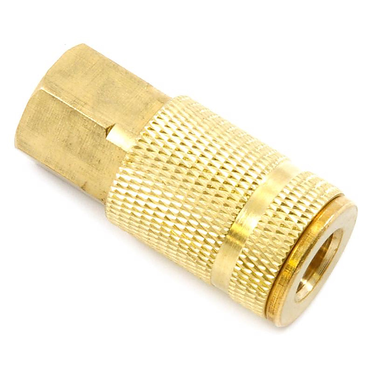 Forney - 75522 - Brass/Steel Air Coupler and Plug Set 1/4 in. 1/4 in. 2 2 pc