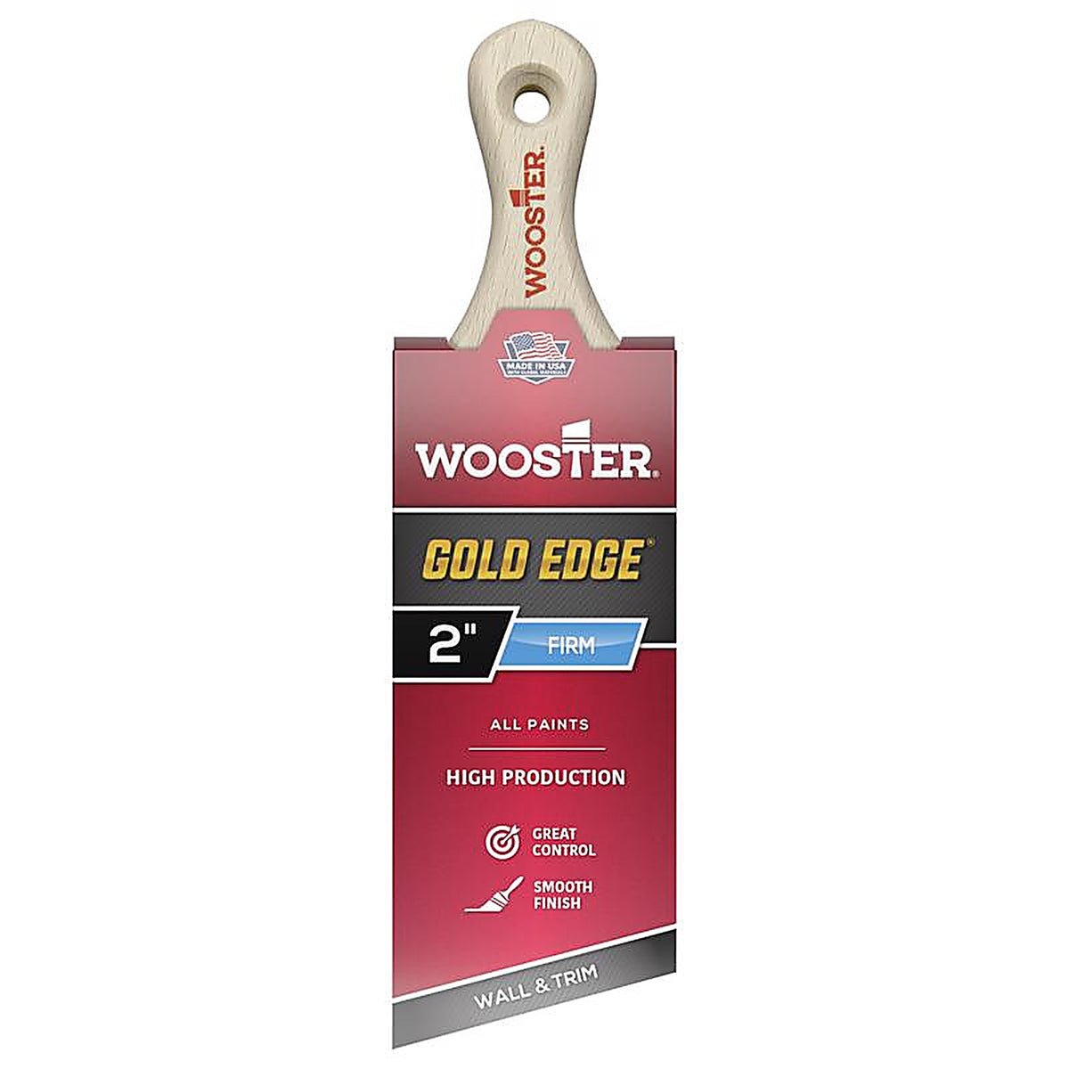 Wooster - 5235-2 - Gold Edge 2 in. Firm Angle Paint Brush