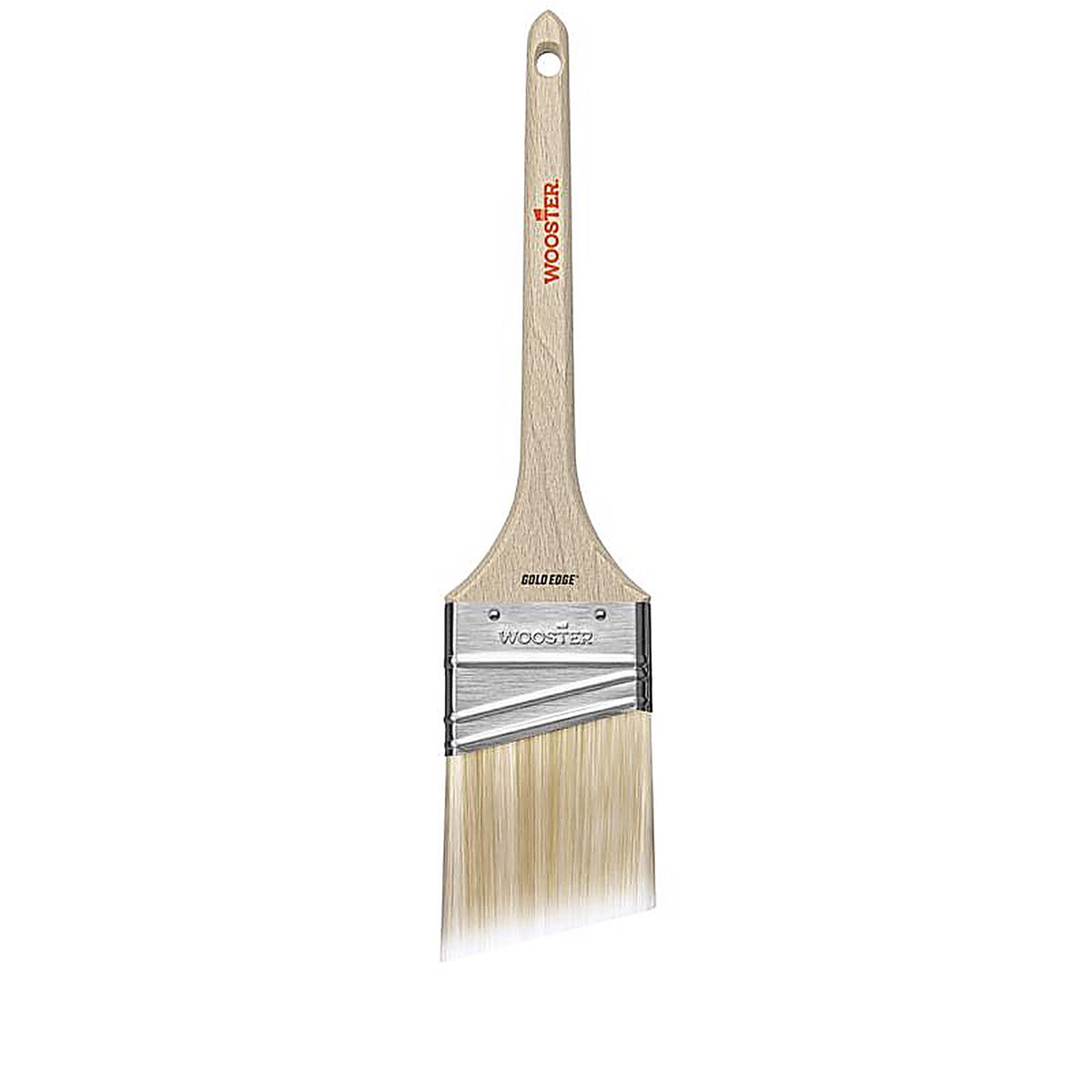 Wooster - 5234-2 1/2 - Gold Edge 2-1/2 in. Firm Thin Angle Paint Brush