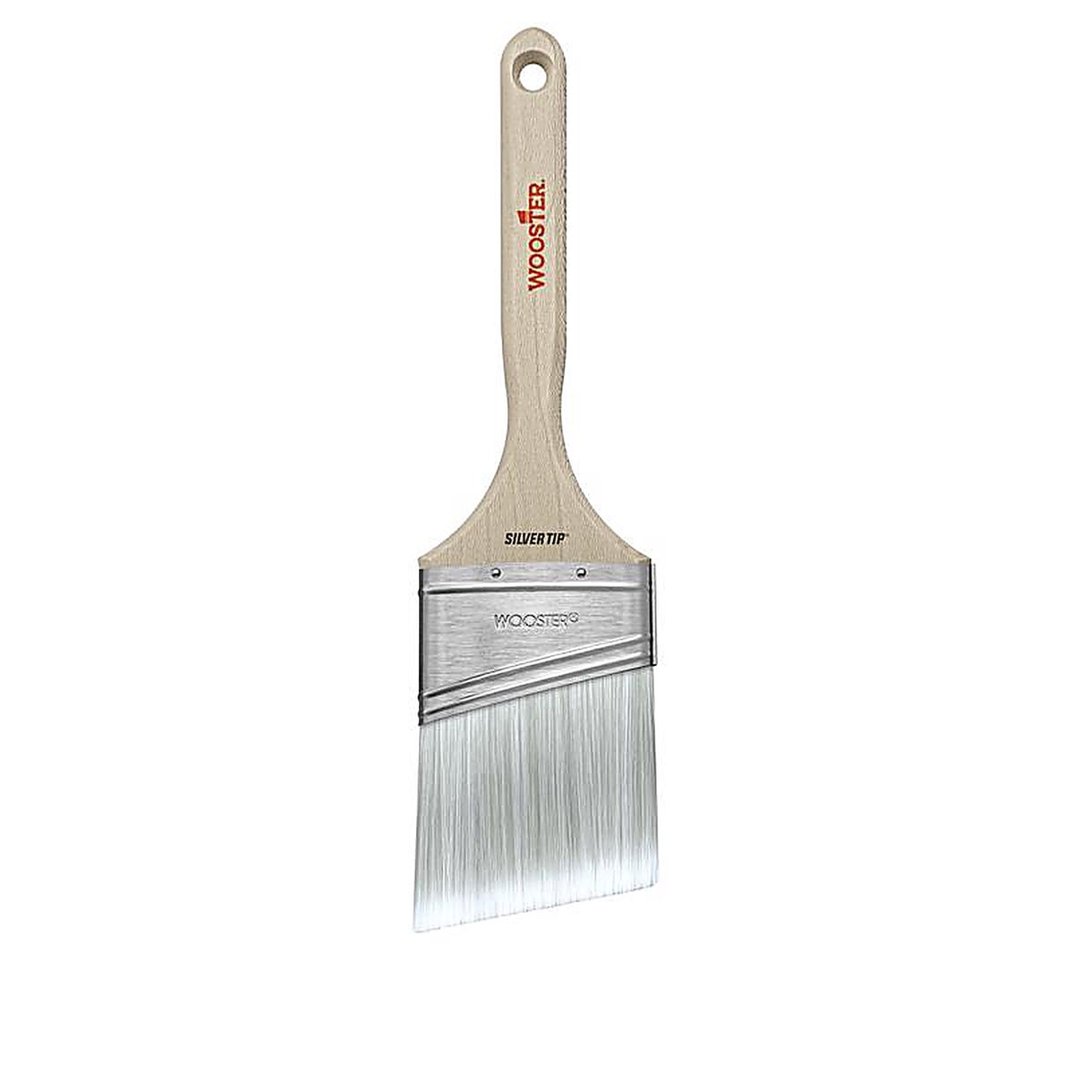 Wooster - 5228-3 - Silver Tip 3 in. Soft Semi-Oval Angle Paint Brush