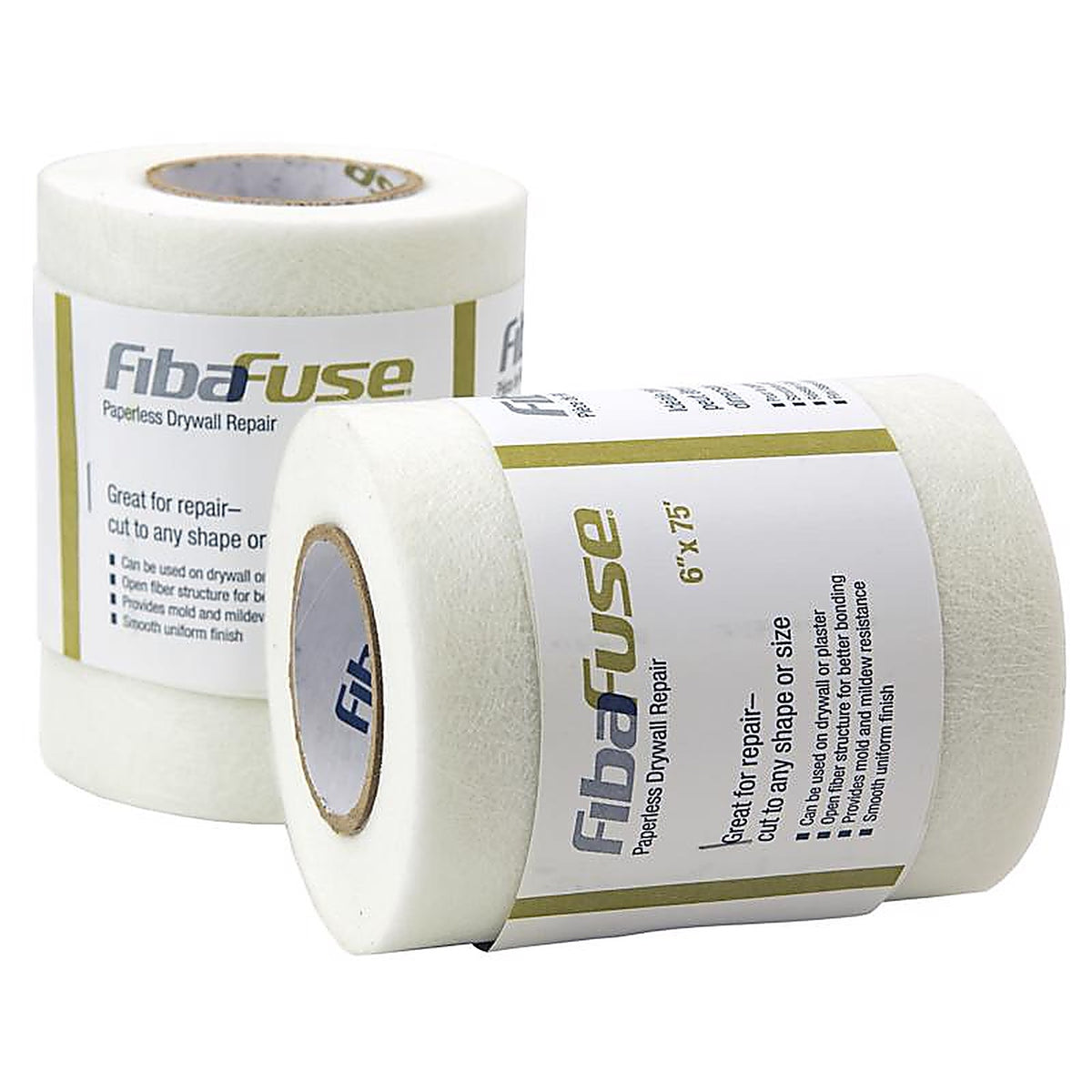 Saint-Gobain - FDW9018-U - ADFORS FibaFuse Paperless 75 ft. L X 6 in. W White Wall Repair Fabric