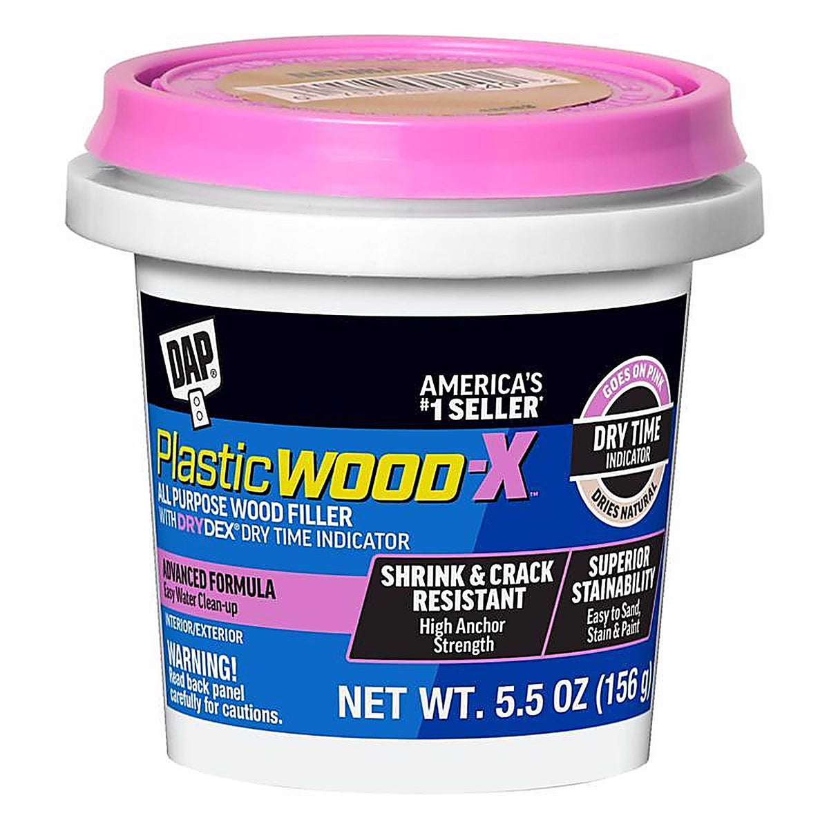 DAP - 7079800540 - Plastic Wood-X Natural Wood Filler 5.5 oz