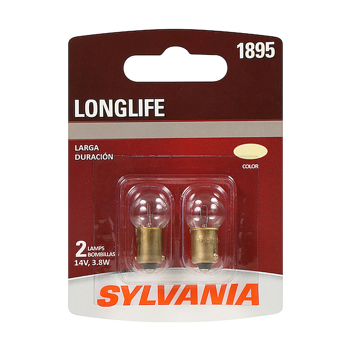 Sylvania - 1895LLBP2 - 1895 Long Life Mini Bulb, 2 Pack
