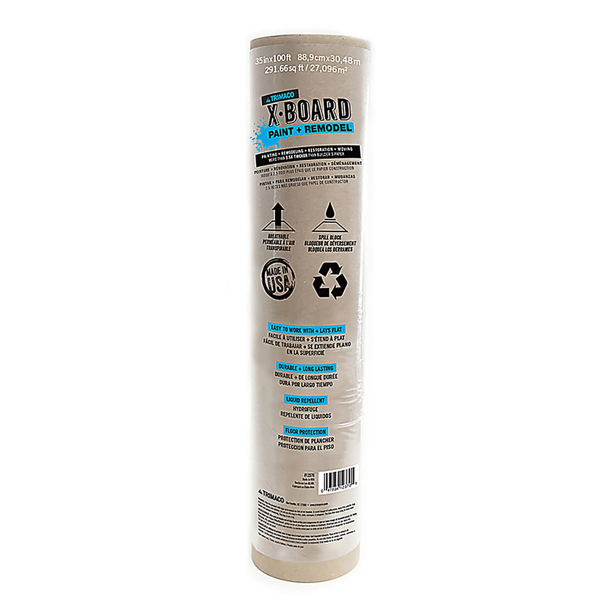 Trimaco - 12370 - X-Board 35 in. W X 100 ft. L Paper Surface Protector 1 pk