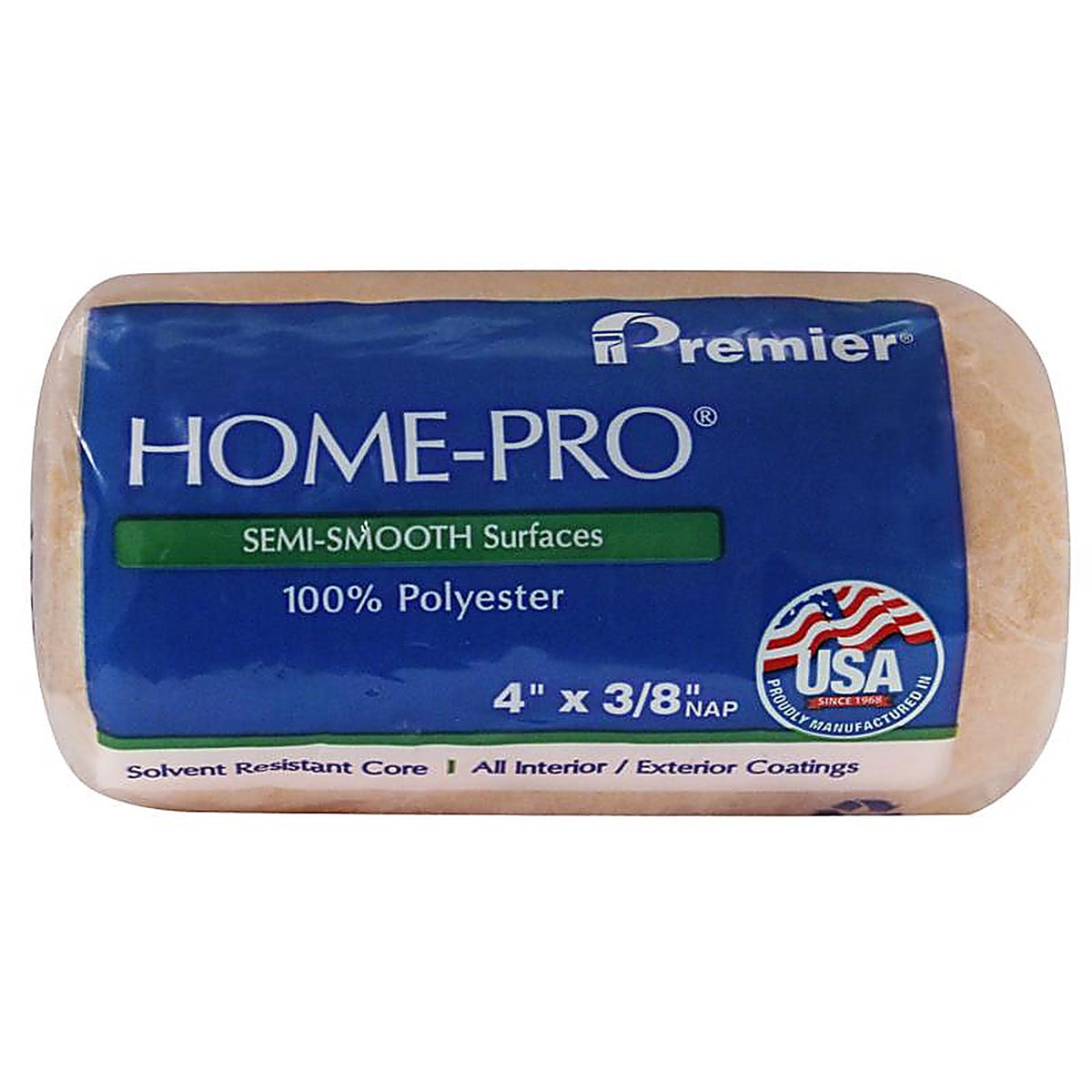 Premier - 422 - Home-Pro Polyester 4 in. W X 3/8 in. Paint Roller Cover 1 pk