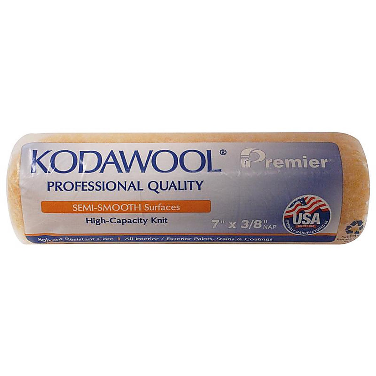 Premier - 7KW2-38 - Kodawool Knitted Wool/Polyester 7 in. W X 3/8 in. Paint Roller Cover 1 pk
