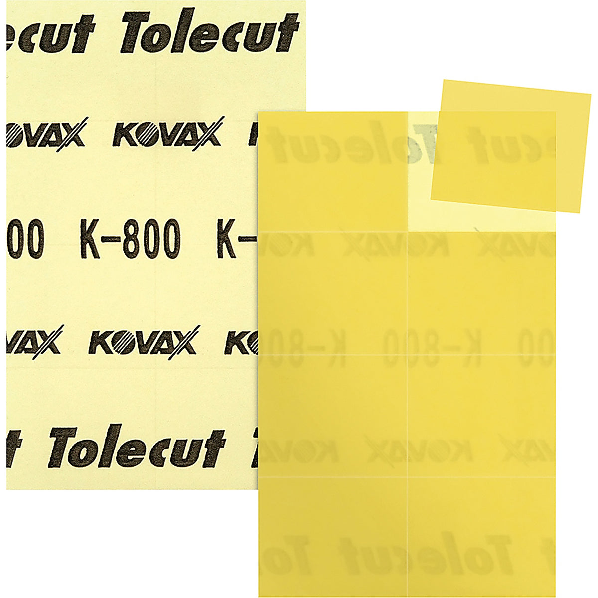 Eagle Abrasives - 191-1527 - Tolecut 8 Cut Sheets - Yellow-K-800