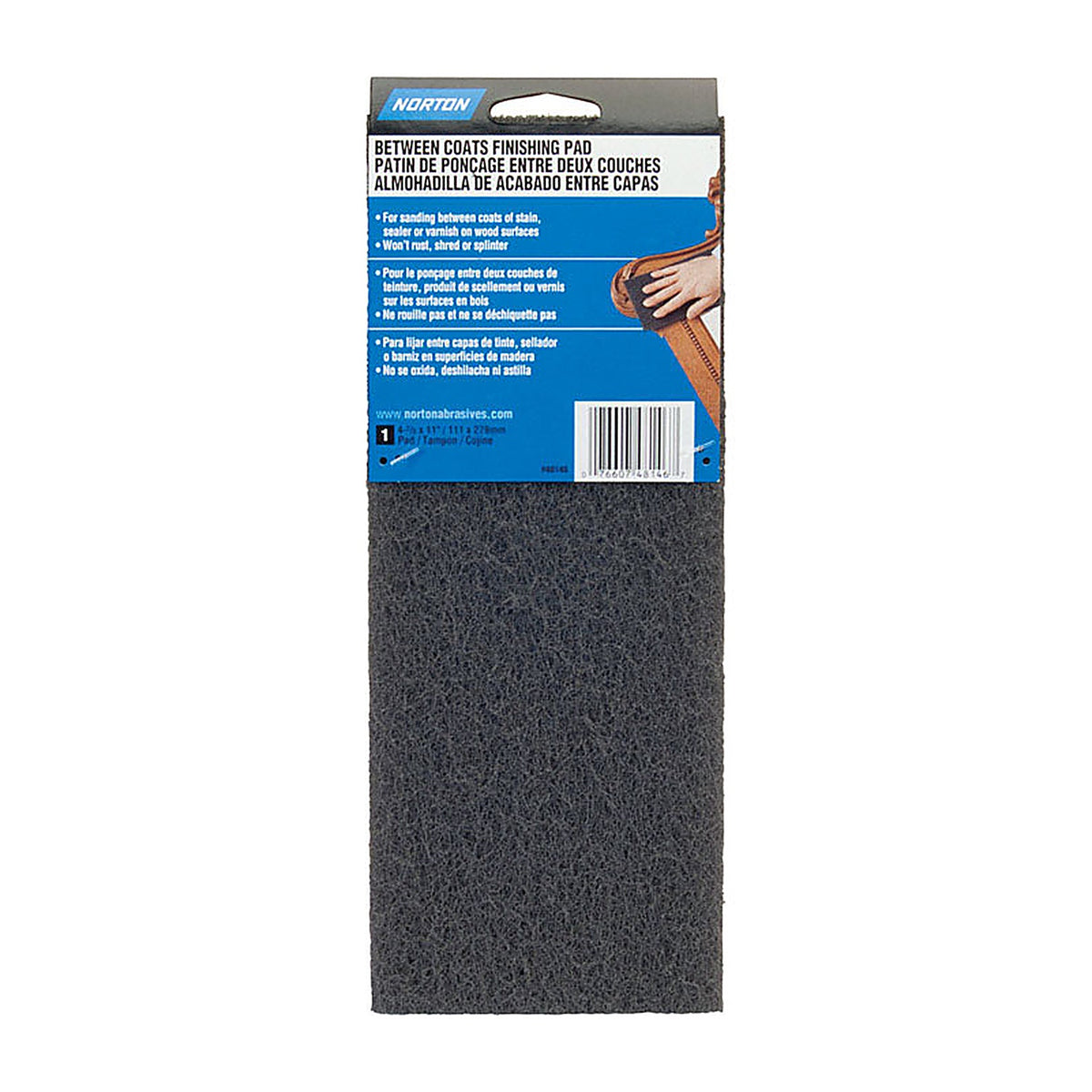 Norton - 7660748146 - 000 Grade Micro Fine Finishing Pad - 1/Pack
