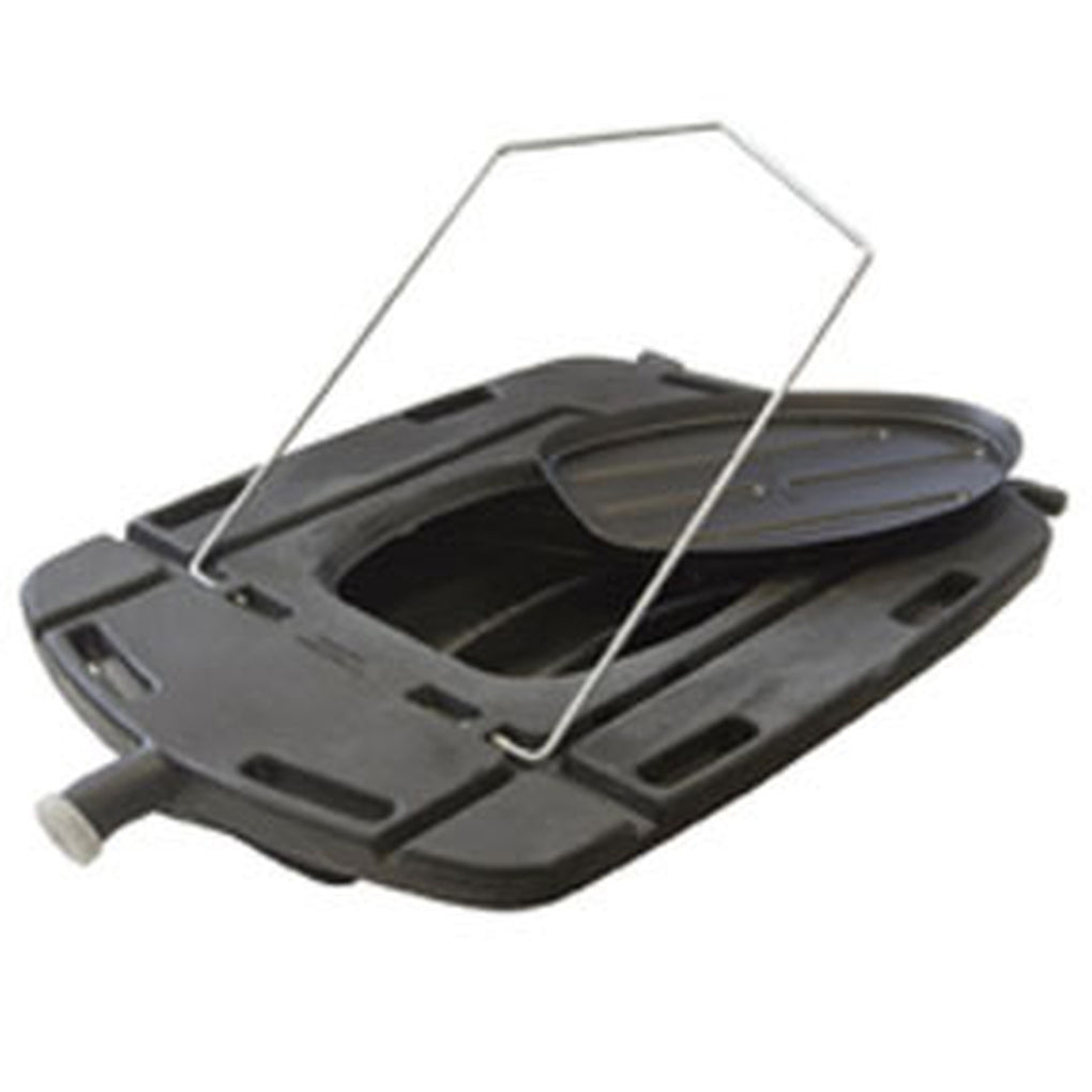 Lisle - 19202 - Low Profile Truck Oil Drain with Lid