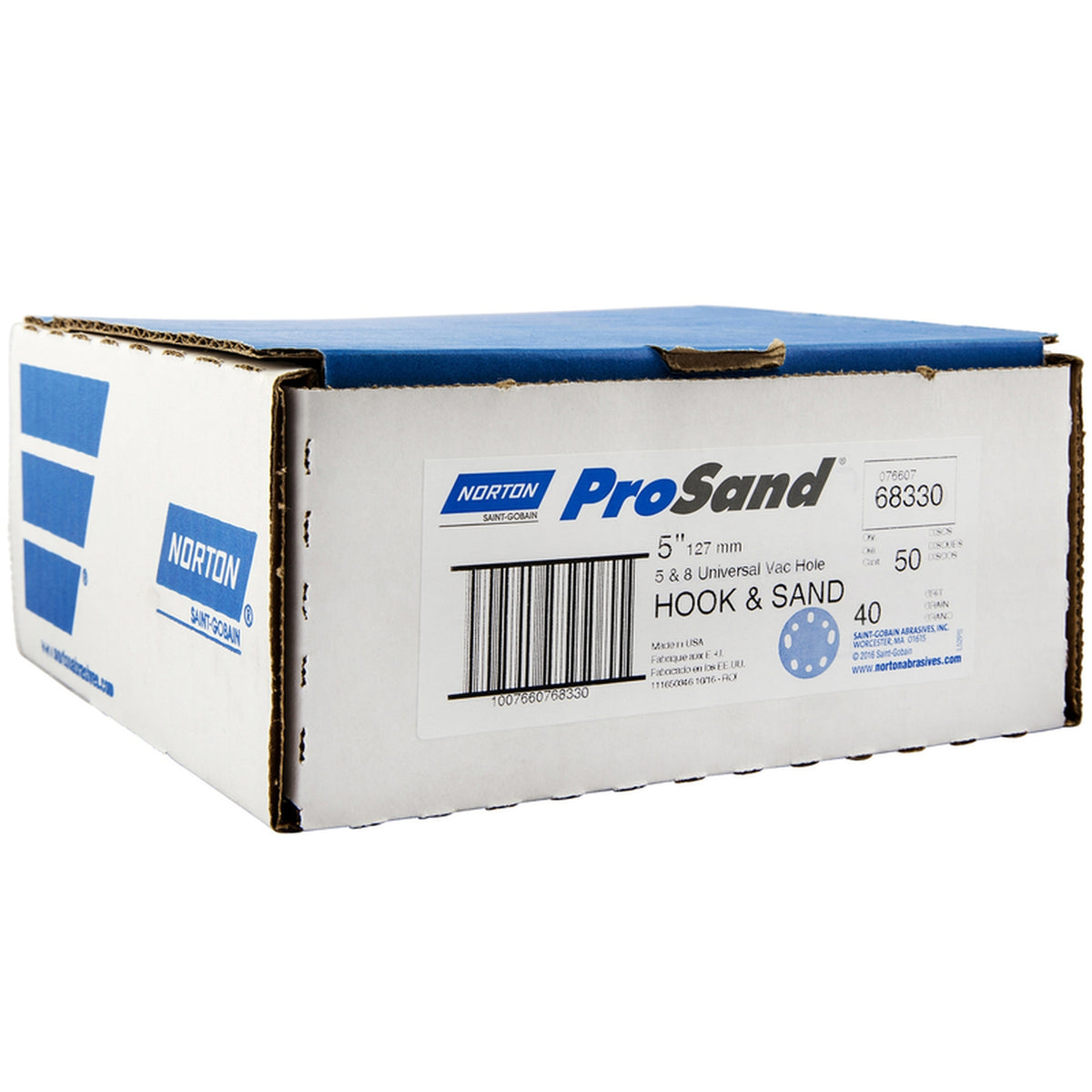 Norton - 07660768330 - ProSand 5 in. Zirconia Alumina Hook and Loop Sanding Disc 40 Grit Extra Coarse 50 pk