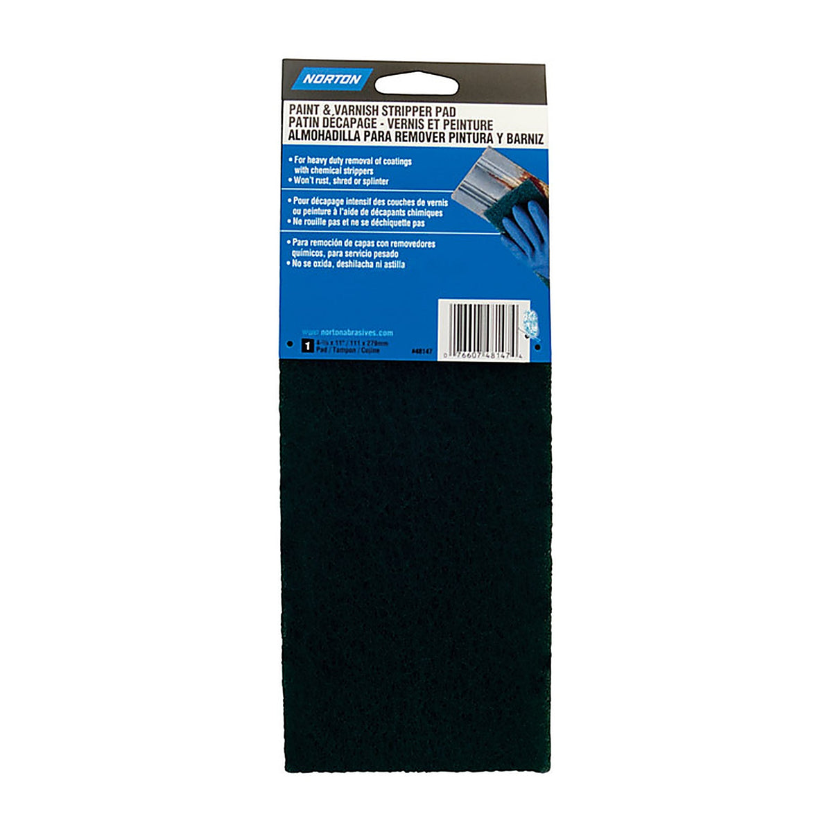 Norton - 7660748147 - Very Fine Stripping Pad - 1/Pack