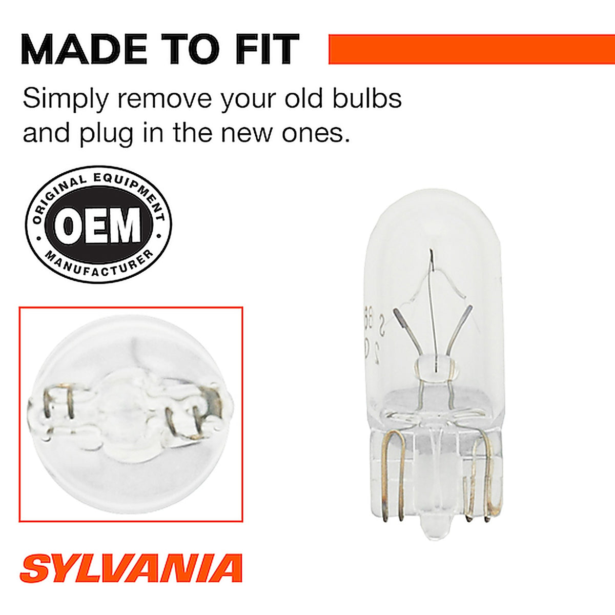 Sylvania - 194LLBP2 - 194 Long Life Mini Bulb, 2 Pack