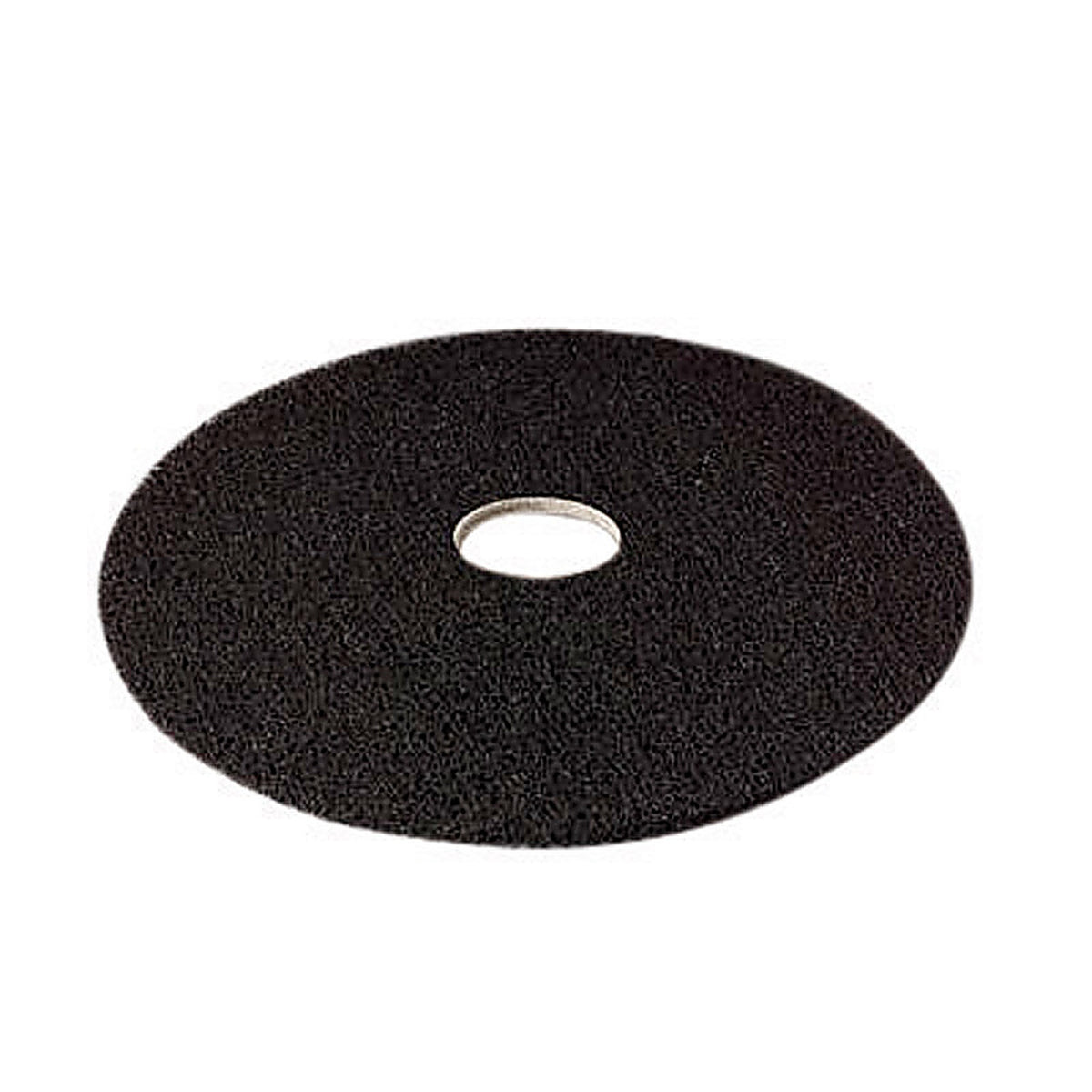 3M - 7300-17 - 17 in. D Non-Woven Natural/Polyester Fiber Floor Polishing Pad Black