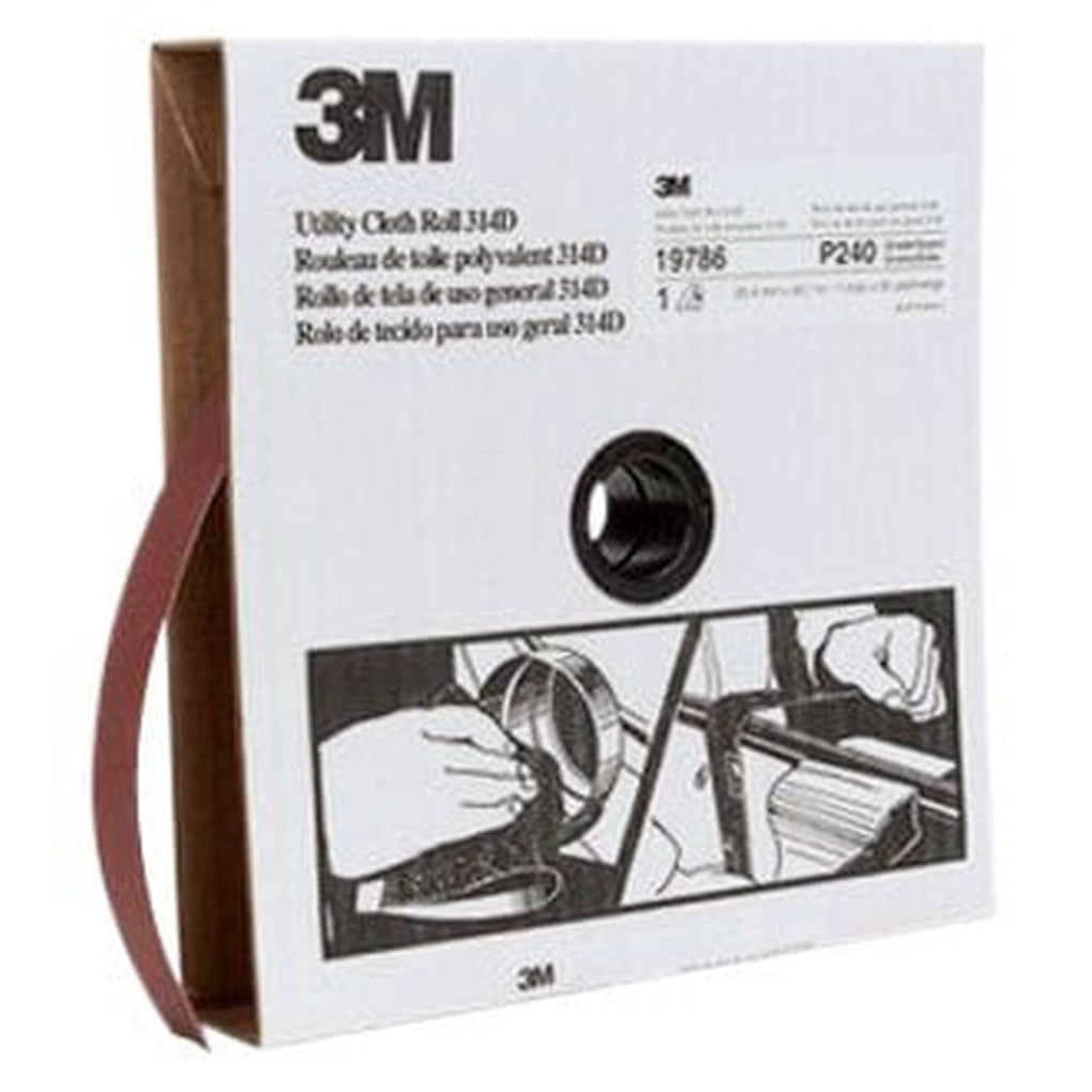 3M|19799|Utility Cloth Roll 314D, P150 J-weight, 1-1/2in x 20yd