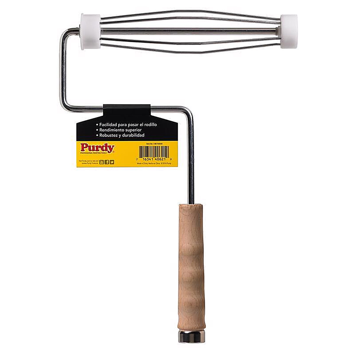 Purdy - 14B744009 - Wood Pro 9 in. W Regular Paint Roller Frame Threaded End