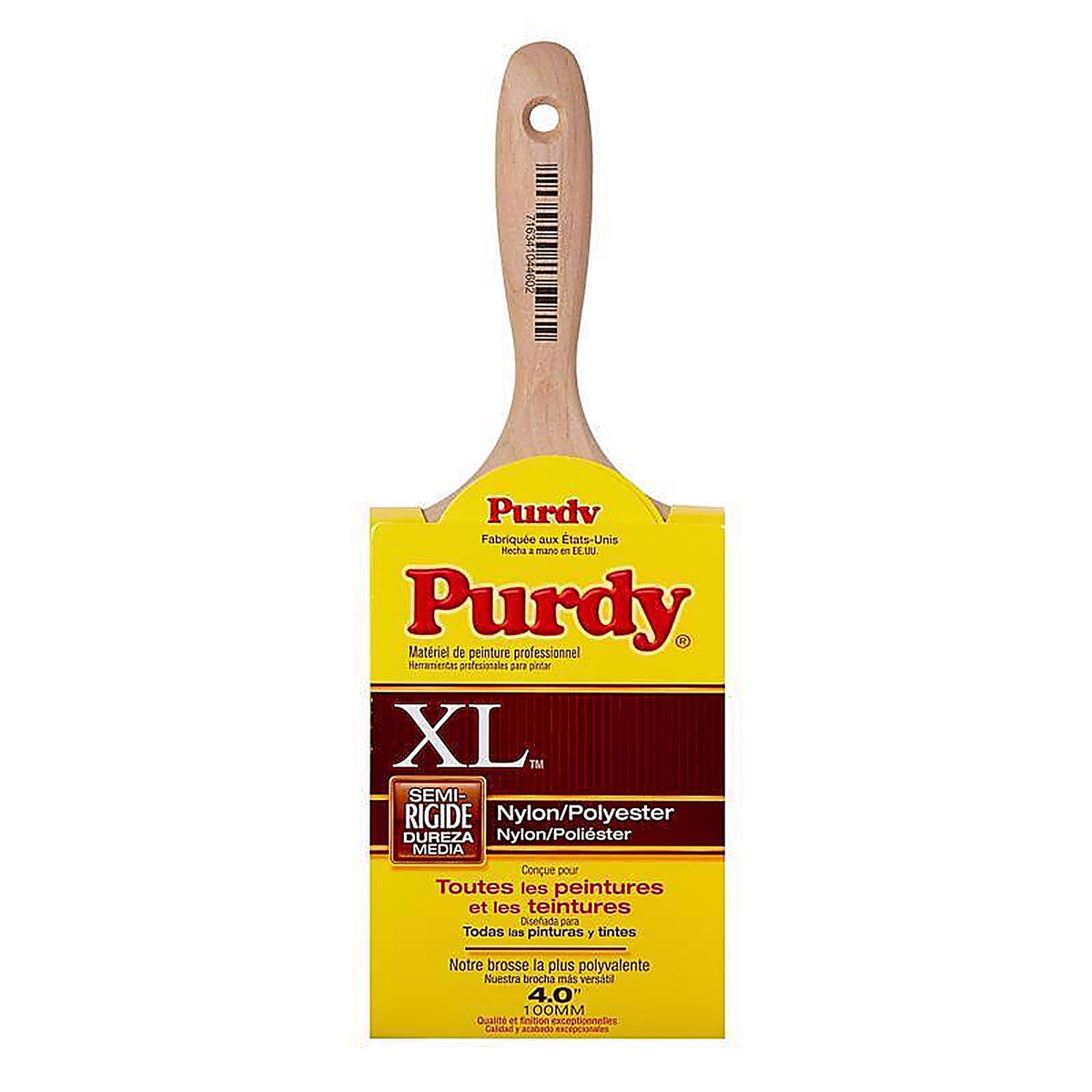 Purdy - 144400340 - XL Swan 4 in. Medium Stiff Flat Wall Brush