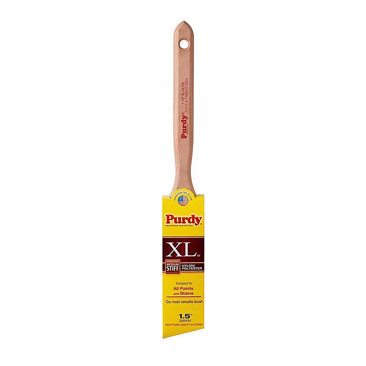 Purdy - 144152315 - XL Glide 1-1/2 in. Medium Stiff Angle Trim Paint Brush