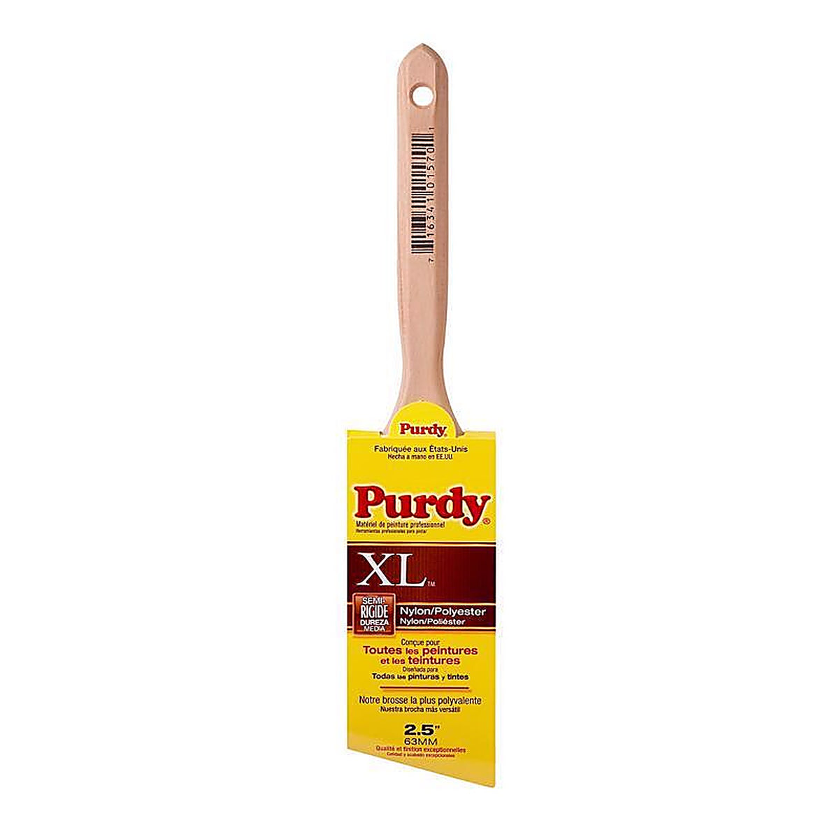 Purdy - 144152325 - XL Glide 2-1/2 in. Medium Stiff Angle Trim Paint Brush