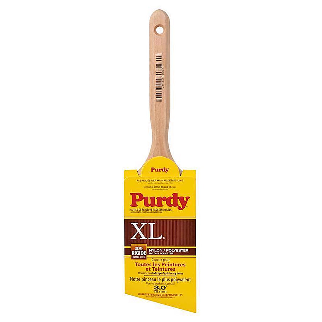 Purdy - 144152330 - XL Glide 3 in. Medium Stiff Angle Trim Paint Brush