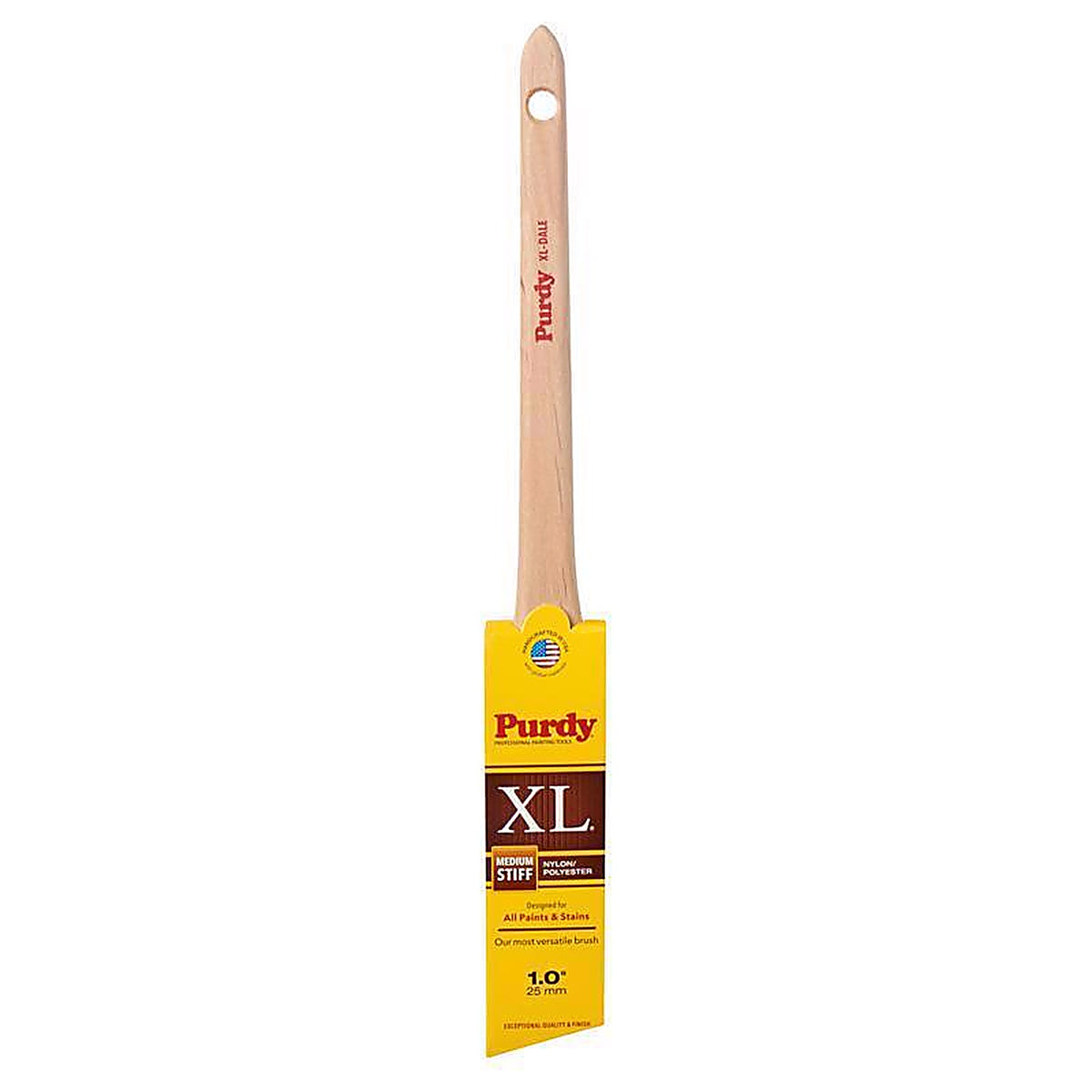 Purdy - 144080310 - XL Dale 1 in. Medium Stiff Angle Trim Paint Brush
