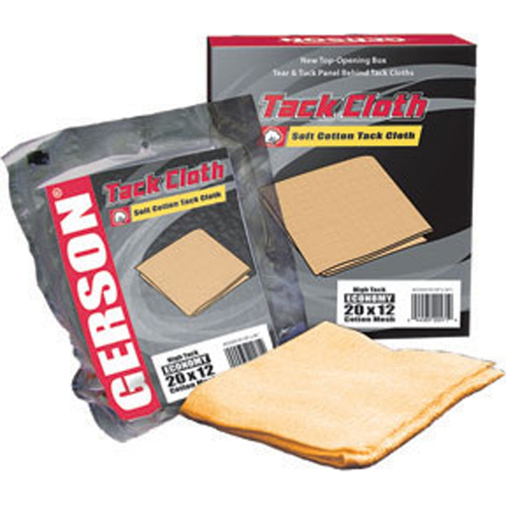 Gerson - 020001R - Tack Cloth- Light Tack, Economy, 20X12 Mesh, Orange Cotton, 1/pk